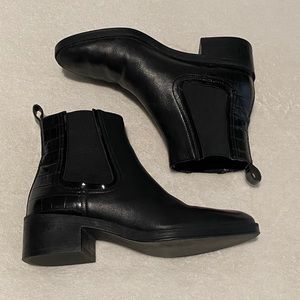 ZARA Black Chelsea Ankle Boots
